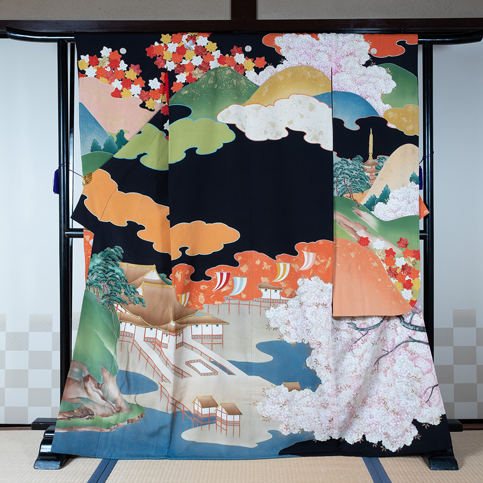 最高級品衣裳、昭和初期に制作された着物